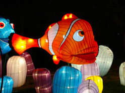 雕塑彩灯-动画-海底总动员-尼莫