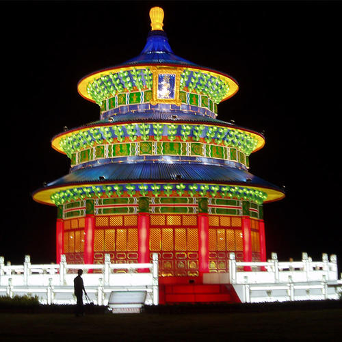 chinese style lanterns-Chinese Architecture-Temple