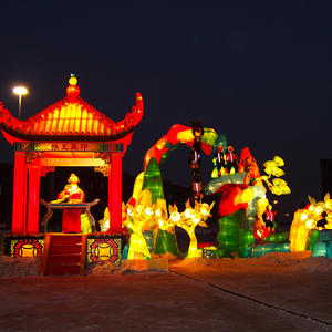 the lantern light festival-onkey King，Mountain of Flowers and Fruits 