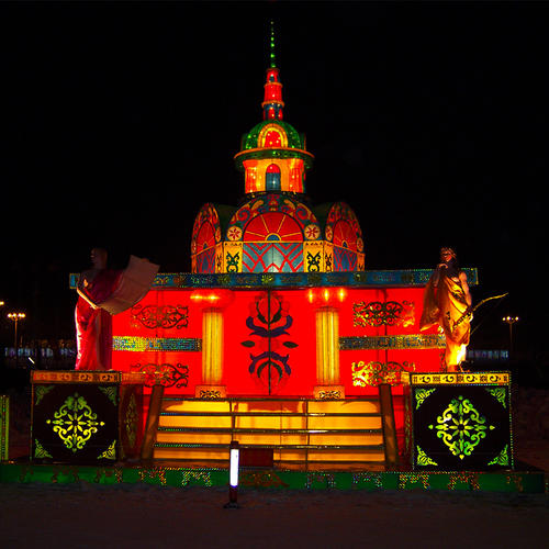 chinese new year lanterns-nation，Architecture