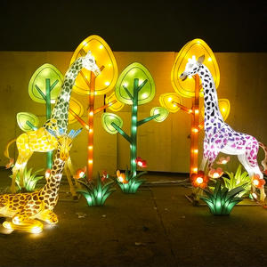 chinese lantern ideas-fairy tale world -Deer in the jungle