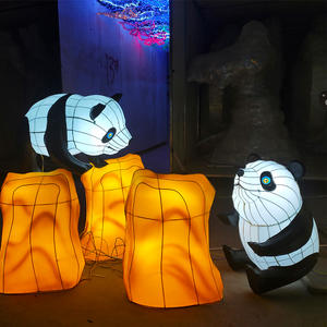 Colorful Chinese Lanterns-The Fairy Tale World-The Panda