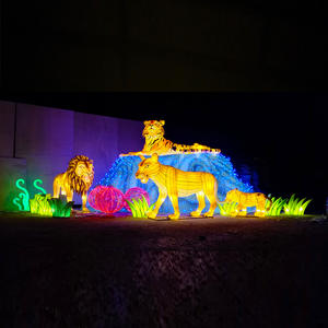 Lantern types-lantern on land-Shining lion