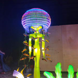 cloth chinese lanterns-Jellyfish modeling creative design lantern