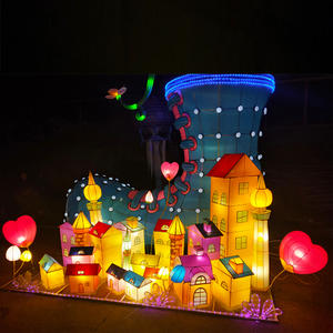 Chinese Lantern Art And Craft-Fairy Tale Town In Shoes