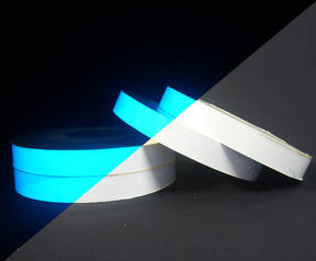 Blue PVC Luminescent Tape PL9P-10015-WH
