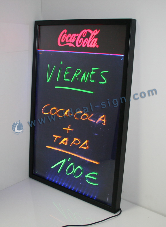 Coca Cola Illuminated blackboard