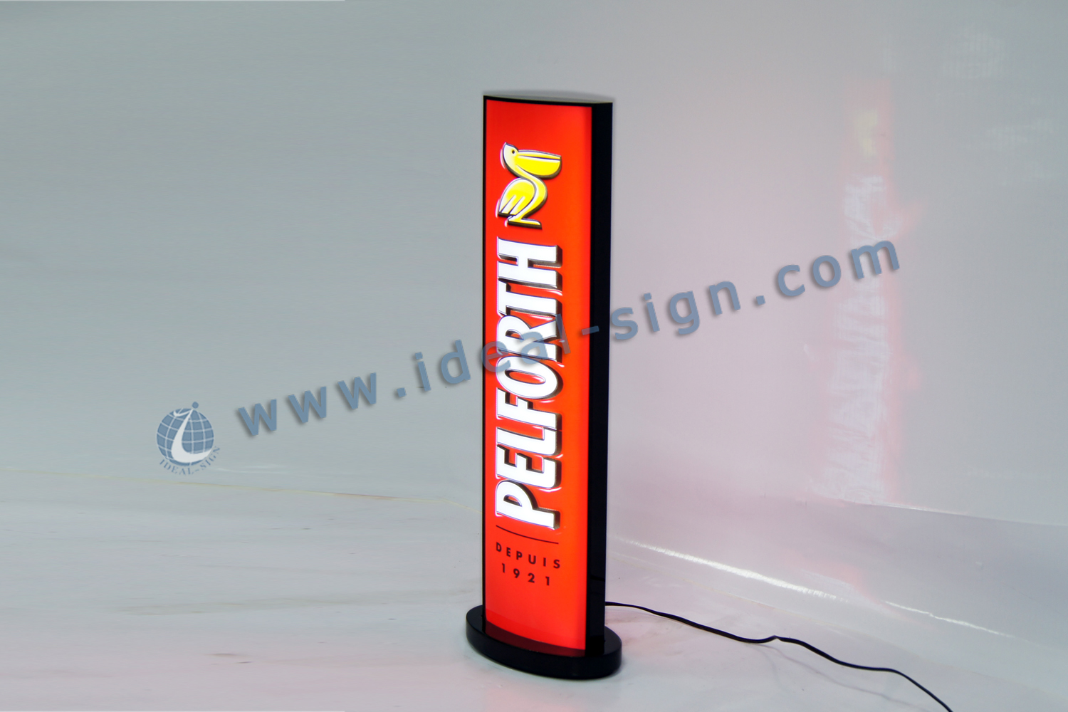 Indoor LED Vacuum Formed Light Box Wall Mounted Sign