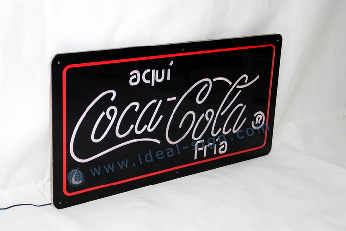 Coca cola Indoor LED Non Lighting Signs Wholesale 