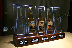 liquor bottle display with 5 holders