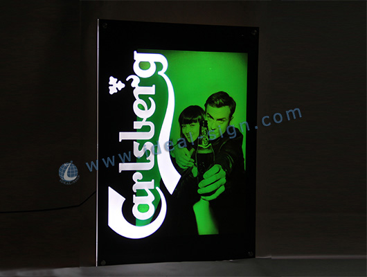 Bar Carlsberg Sign Led Slim Light Box Display