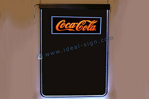 LED writting board for Coca Cola