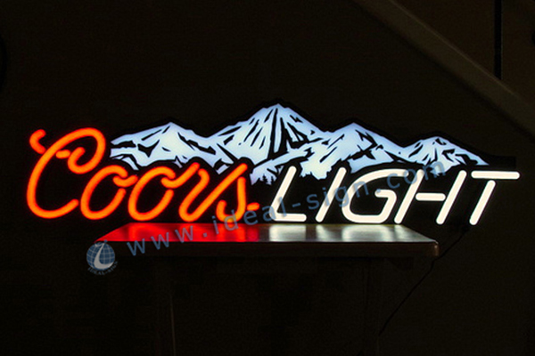 Coors Light led neon sign