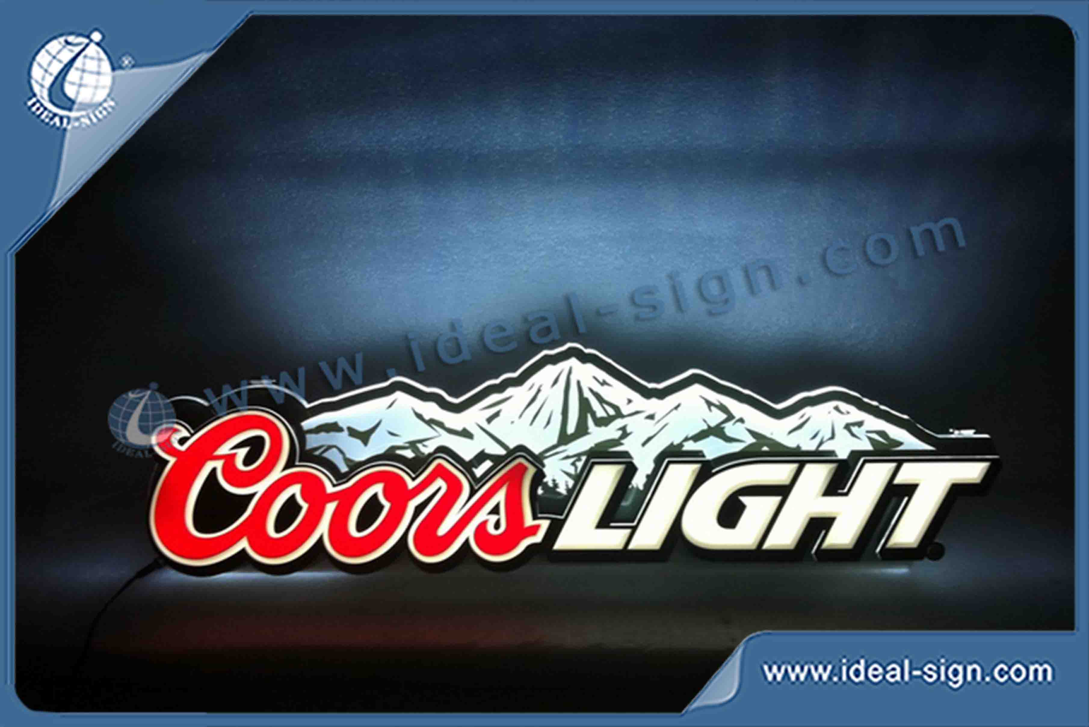 Beer Garden Pub Coors Light Bar PVC Vinyl Banner Business Advertising Sign 