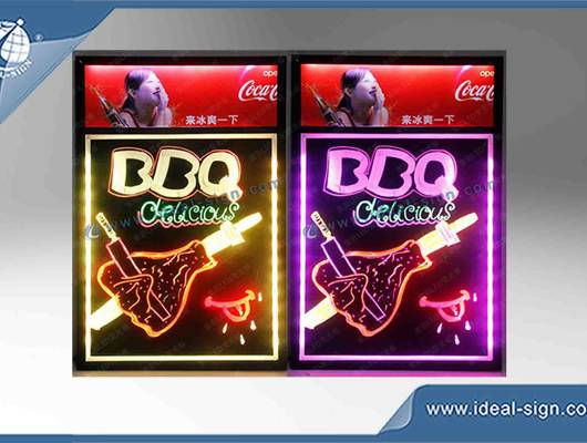 fluorescent led writing board