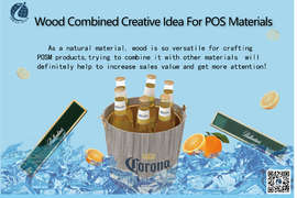 Wood Combined Creative Idea For POS Materials