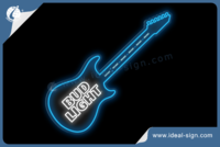 Custom Personalized Guitar shape LED Neon Sign
