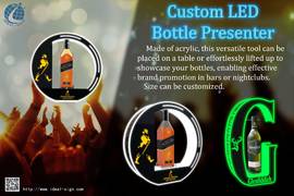 Custom LED Bottle Presenter