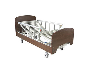 High quality Single Manual Crank Hospital Beds For Home Care factory