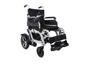 Low price folding reclining electric power foldable wheelchair factory
