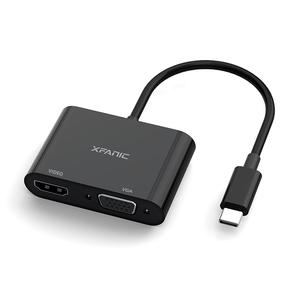 Type C Adapter With HDMI+VGA