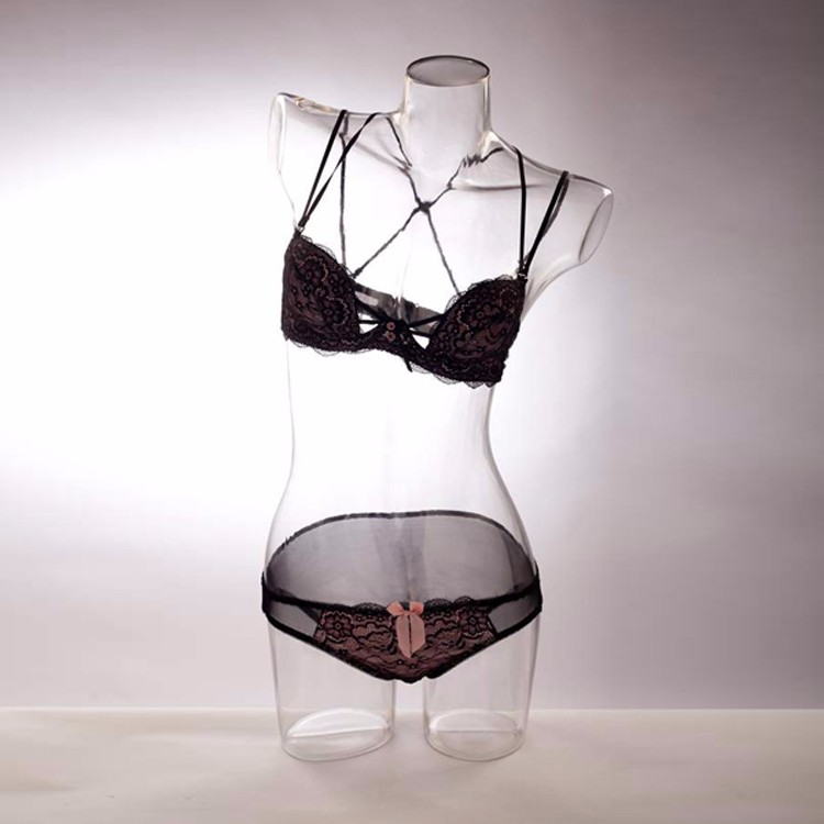 Дешевый прозрачный женский бюст манекен мода манекен модель женский прозрачный торс манекены (PH Прозрачные полуразмерные манекены)