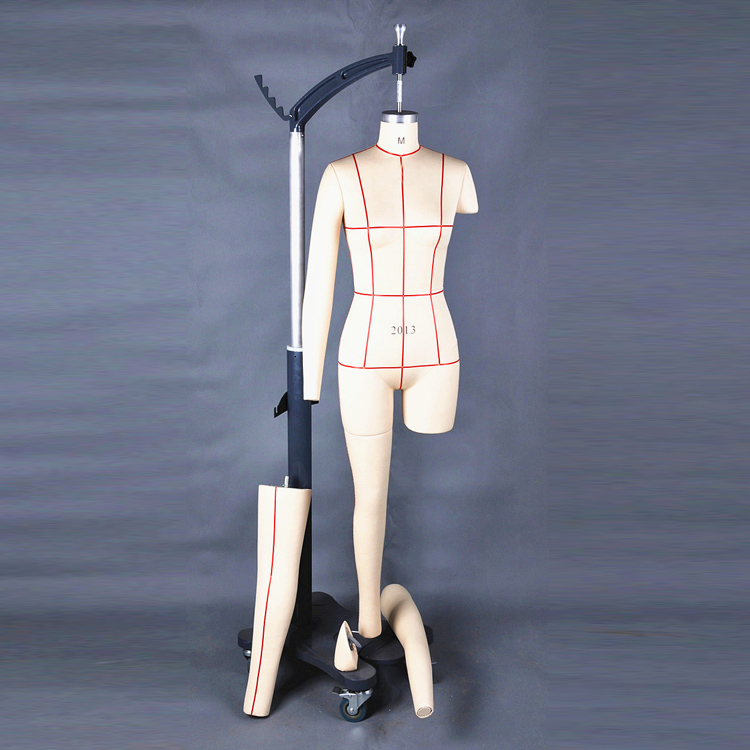 Verstelbare naai mooie dames full body kleermaker mannequin vrouwen verstelbare dressmaker mannequin kledingstuk dummy