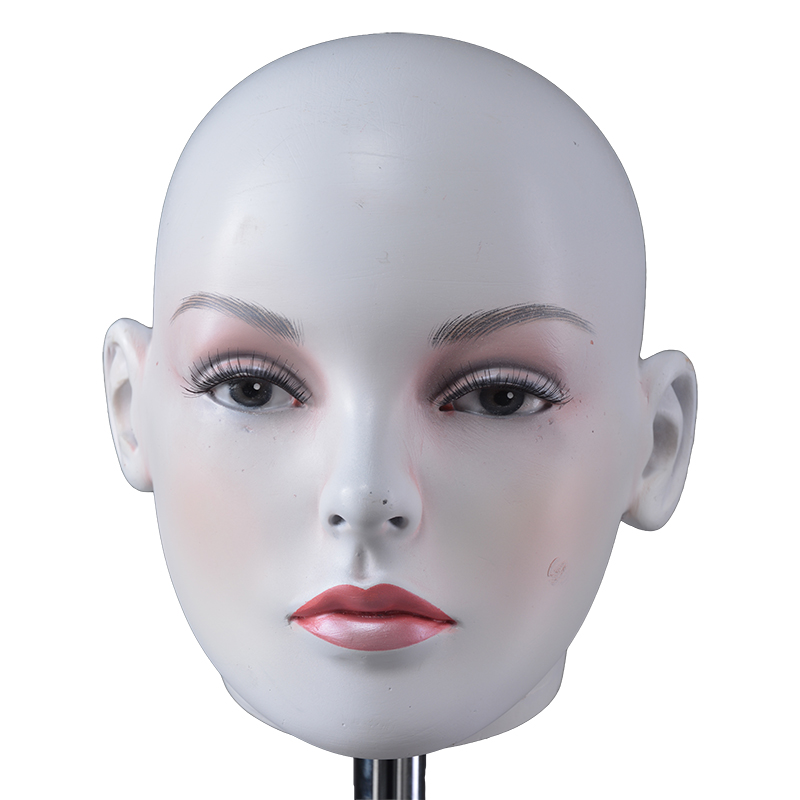 Hochwertige realistische Schaufensterpuppe Kopf weibliche Schaufensterpuppe für das Training (KMH)