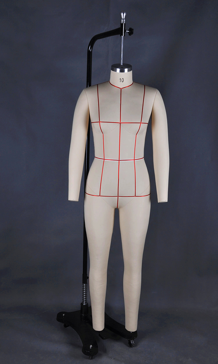 Индивидуальное полное тело Женщины Регулируемая портниха Манекен для шитья