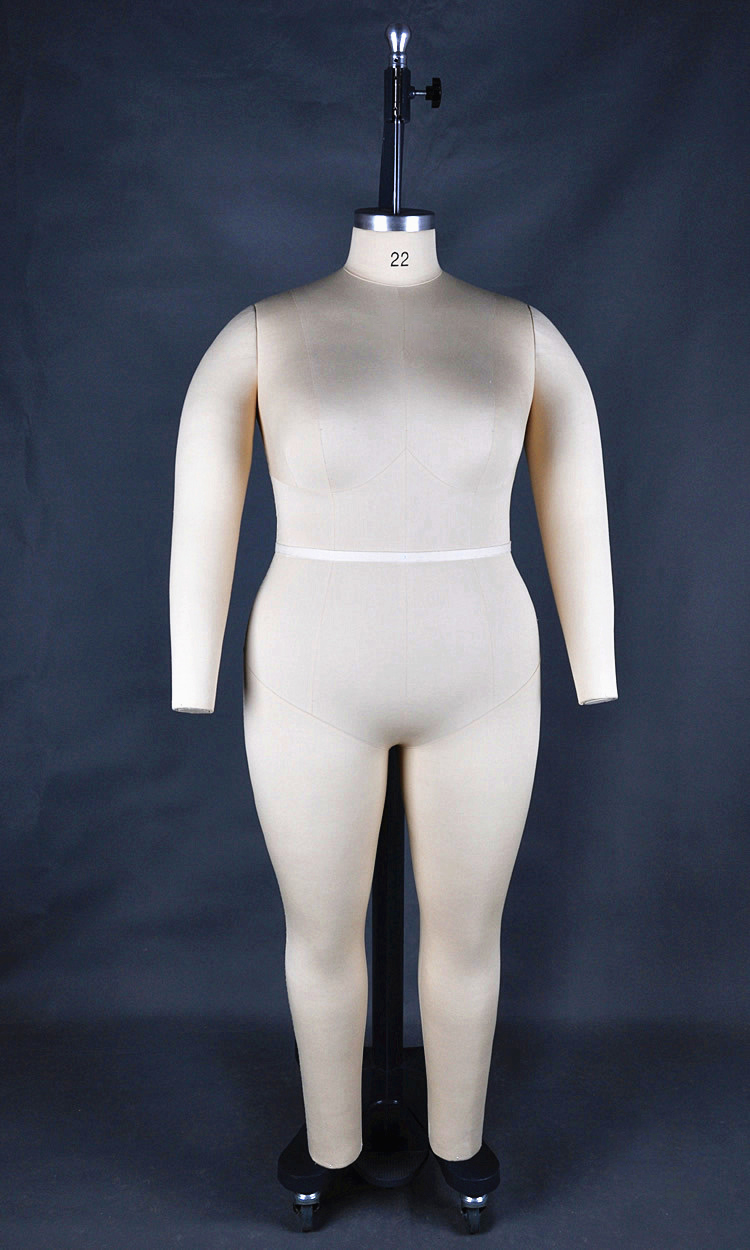 Full body Tailors Fat Female Mannequin Dress Form For Sewing