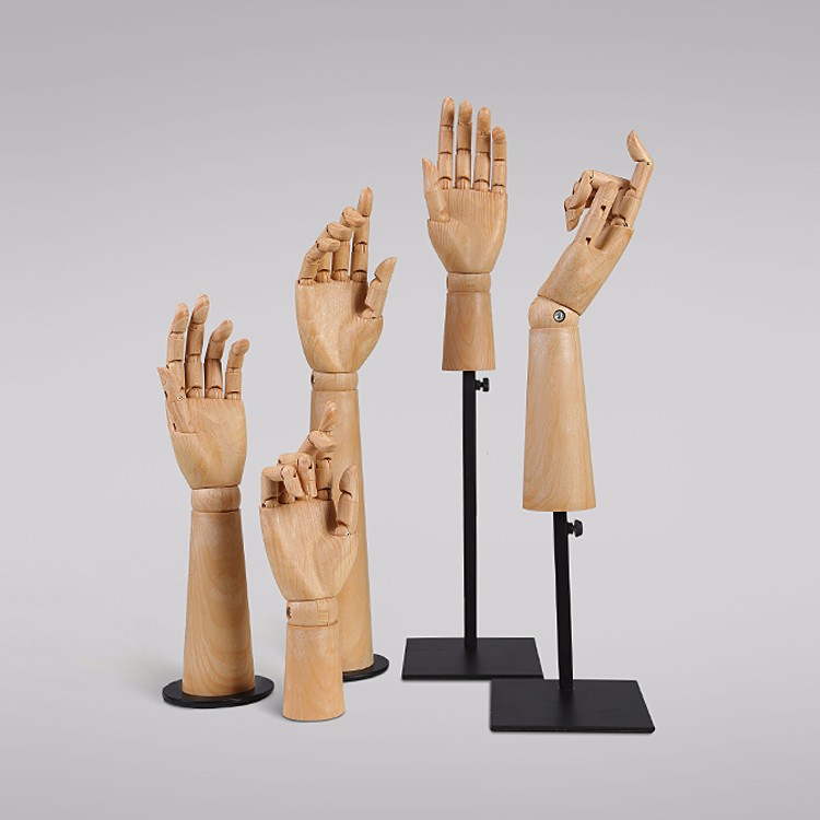 Mains de mannequin en plastique bon marché à vendre (KH)