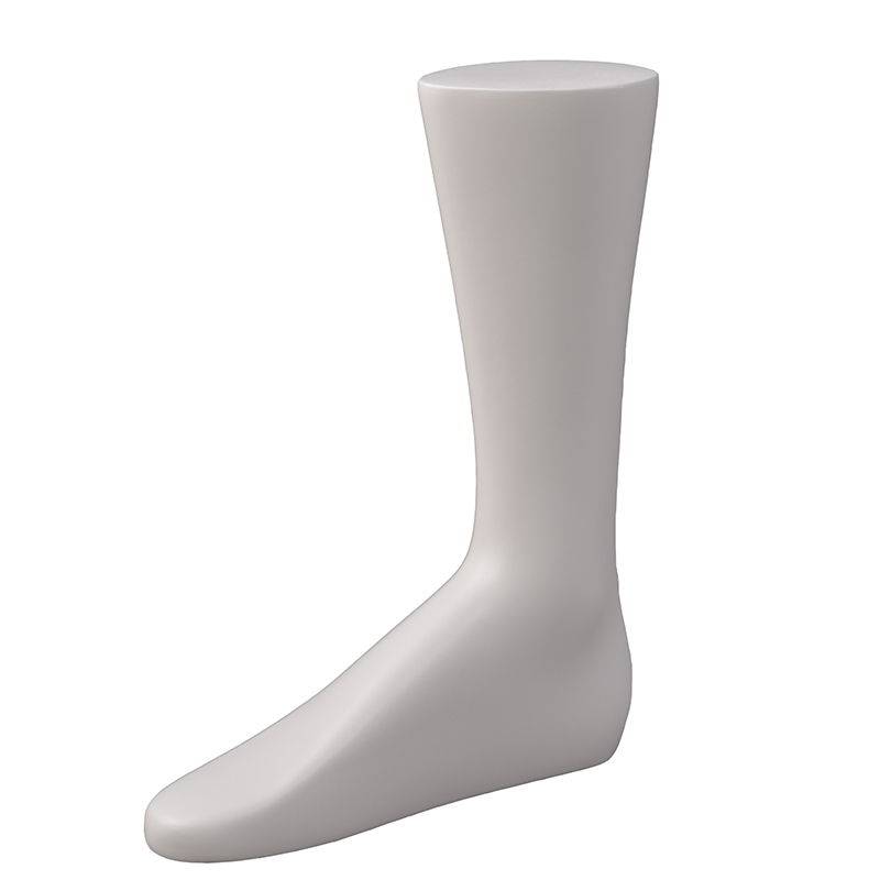 Manequins personalizados wholsale foot display manequins de fibra de vidro para exibição de meias (LF-6)