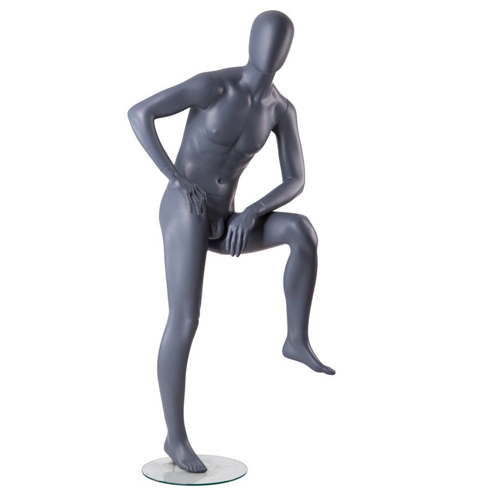 الجملة رخيصة الجلوس العضلات عارضة أزياء الذكور poseable مع الرجال القضيب للبيع (TMA عارضة أزياء تشكل)