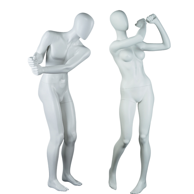 Manequim de golfe personalizado manequim de corpo inteiro feminino e masculino (SPM)