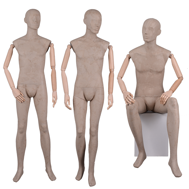 Model mannequin papier verpakt glasvezel mannequin te koop (CTM)