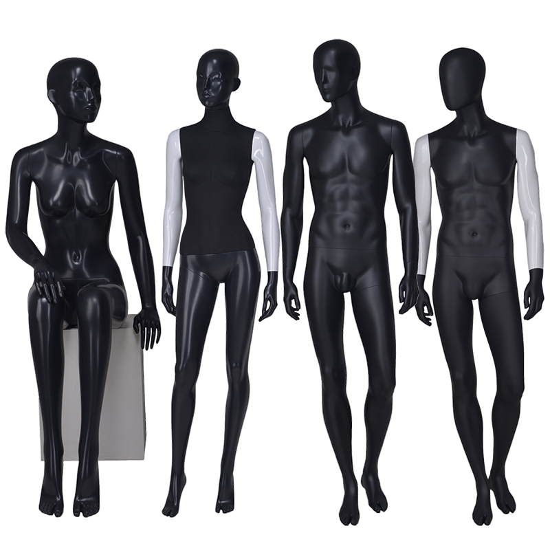 Manequins féminins sur mesure à vendre mannequins masculins et féminins pour vitrine (LTM)