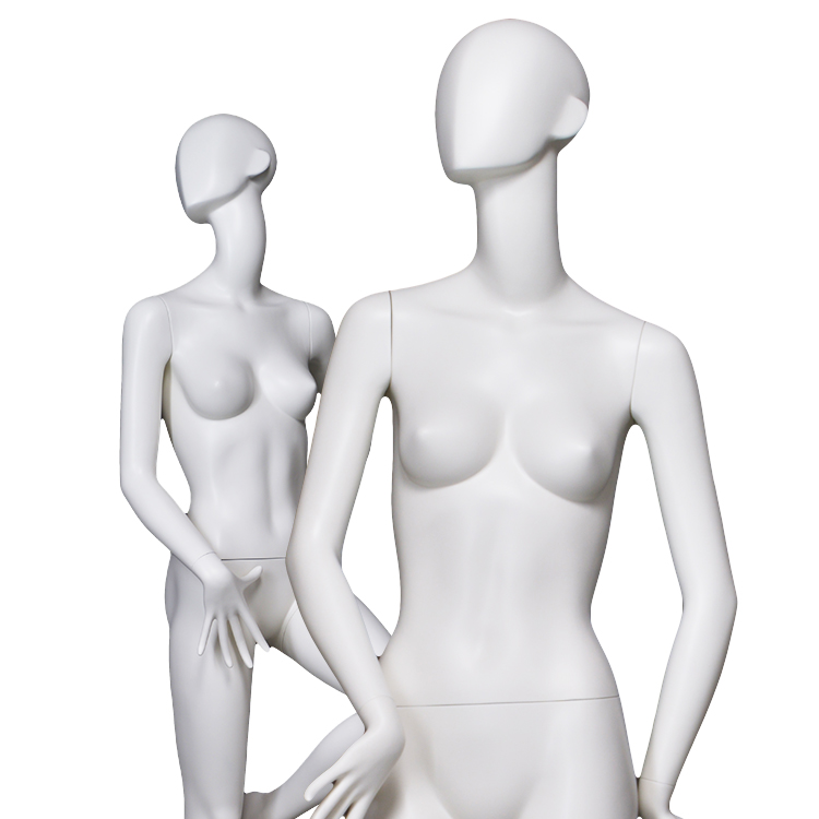 Taille européenne abs mannequin féminin blanc haute qualité abstrait visage mannequins yoga et danse sexy pose mannequin féminin pour affichage (BNF ABS Sexy Pose Female Mannequin)