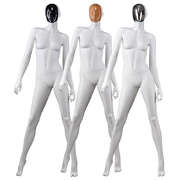 Weiße weibliche Schaufensterpuppe maßgeschneiderte Frauen Mode ändern Gesichtsmaske Puppenpuppen zum Verkauf (KC)