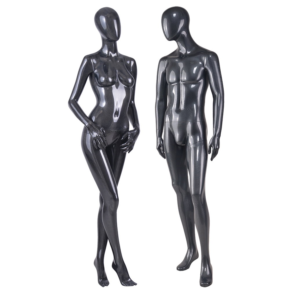 Hoge kwaliteit water transfer afdrukken mannelijke mannequin hars vrouwelijke mannequin voor kleding display (FO)
