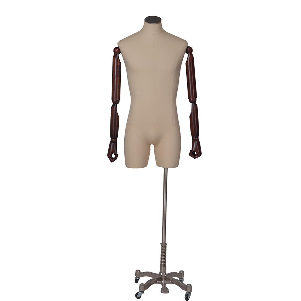 Hoge kwaliteit stof bedekt business suit mannequin flexibele mannelijke mannequin (AFM)