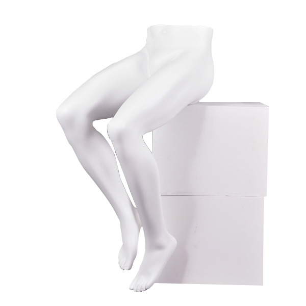 Prix usine Male Matte White Display Mannequin Torse (ECH)