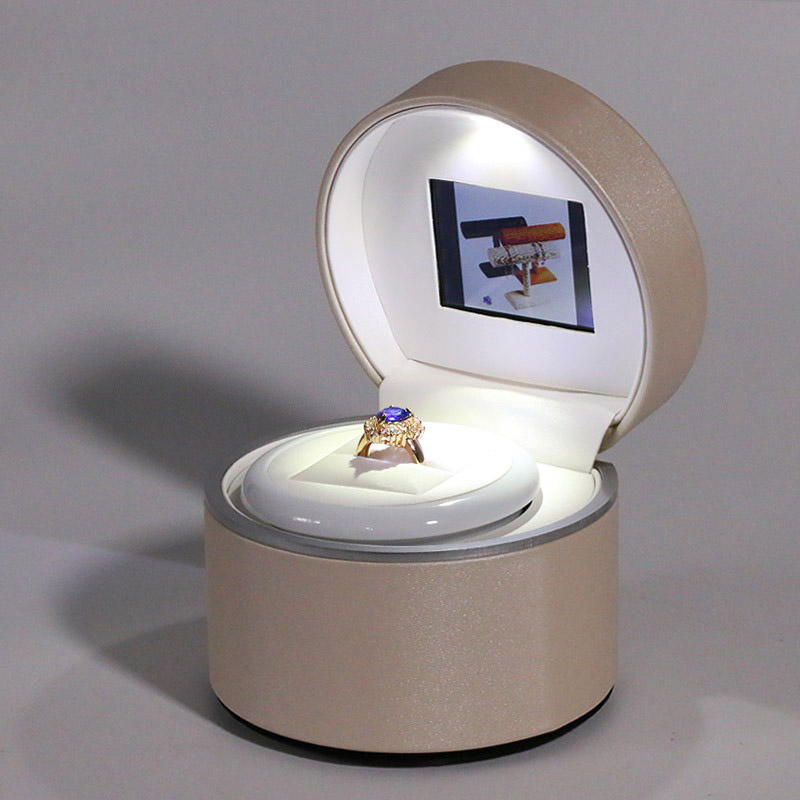 Hot gift of love luxury video ring box luxury video gift box