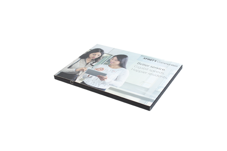 7inch A5 lcd brochure card for video marketing