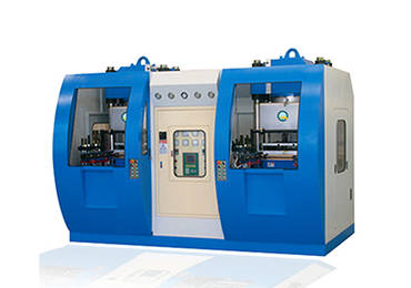 Doble estación de trabajo de silicona de silicona de la máquina de prensa vulcanizada | Máquina de moldeo por compersión al vacío