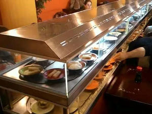 Double-layer Heating And Cooling Rotary Sushi Conveyor