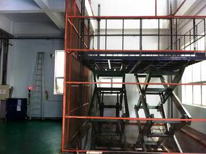 Best selling Cargo hydraulic elevator fixed scissor lift supplier