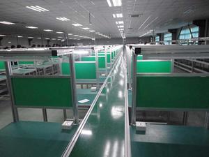 Factory Working Tables Production Assembly Line Belt Conveyor manufacturer