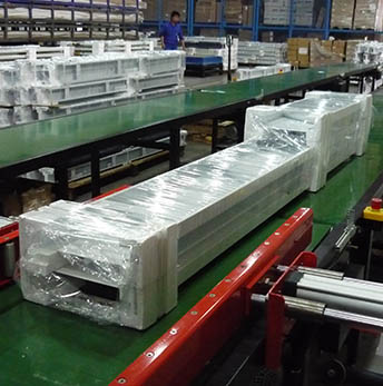 Orbital Wrapping Machines And Packing Lines Provide Dedicate Packaging to Door Frames And Leaves