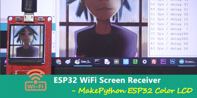 ESP32-WiFi-Screen-Receptor