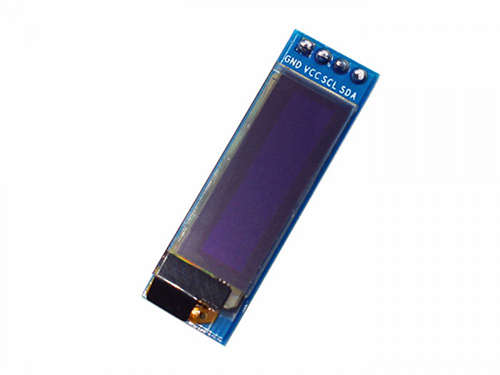 0.91-I2C-OLED-128x32-Azul